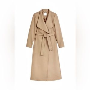 Ted Baker Wool Cashmere Camel Coat NWT Size 1